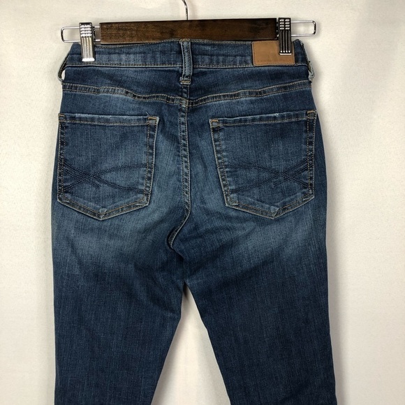 Aeropostale Medium Wash High Waisted Distressed Skinny Jegging 00S - Picture 6 of 8